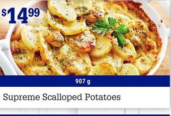 M & M Food Market Supreme scalloped potatoes offer