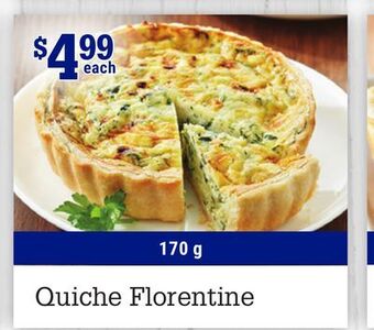 M & M Food Market Quiche florentine offer