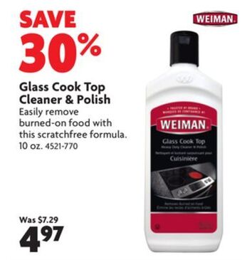 Home Hardware Glass cook top cleaner & polish offer