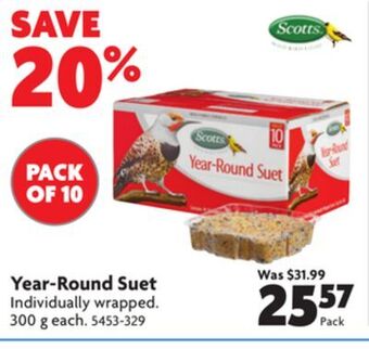 Home Hardware Year-round suet offer