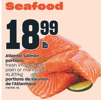 Valu-mart Portions de saumon de l'atlantique offer