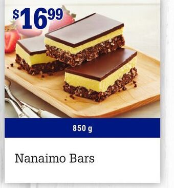 M & M Food Market Nanaimo bars offer
