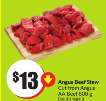 FreshCo Angus beef stew cut from angus aa beef 800 g offer