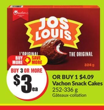 FreshCo Vachon snack cakes 252-336 g offer