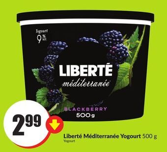 FreshCo Liberte mediterranee yogourt 500 g offer