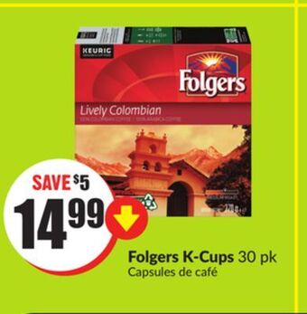 FreshCo Folgers k-cups 30 pk offer