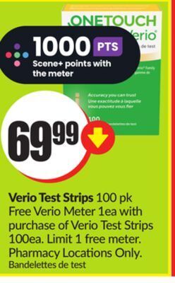 FreshCo Verio test strips 100 pk offer