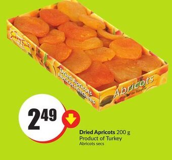 FreshCo Dried apricots 200 g product of turkey offer
