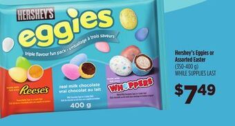 FreshCo Hershey's eggies or assorted easter (350-400 g) offer