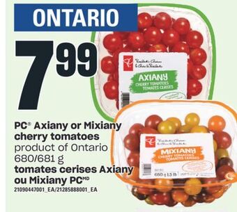 Valu-mart Tomates cerises axiany ou mixiany pc, 680/681 g offer