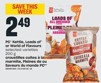 Valu-mart Croustilles cuites à la marmite, pleines de ou saveurs du monde pc, 200 g offer