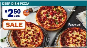 M & M Food Market Deep dish pizza offer