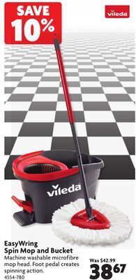 Home Hardware Easywring spin mop and bucket offer