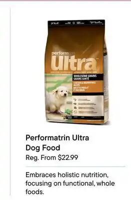 Petvalu Ultra performatrin ultra dog food offer