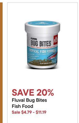 Petvalu Fluval bug bites fish food offer