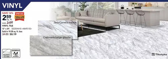 Lowe's Tilestyles vinyl tile offer