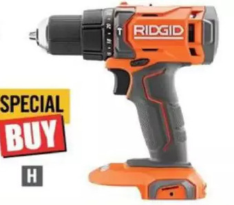 Home Depot Ridgid 18v tools - tool only - 1/2" hammer drill offer