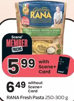 Sobeys Rana fresh pasta offer