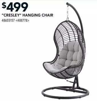 RONA Cresley hanging chair offer