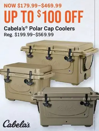 Cabela's Cabela's polar cap coolers offer