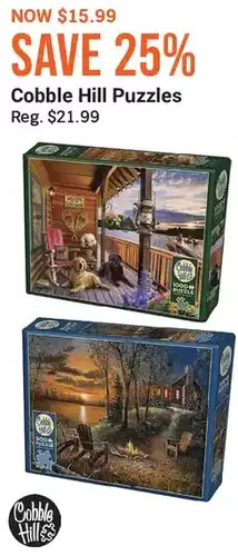 Cabela's Cobble hill puzzles offer