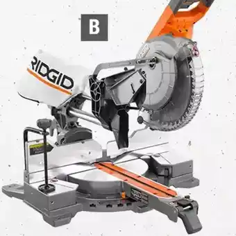 Home Depot Ridgid mitre saws. 10" sliding offer