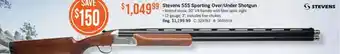 Cabela's Stevens 555 sporting over/under shotgun offer