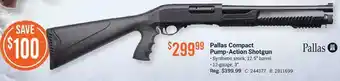 Cabela's Pallas compact pump-action shotgun offer