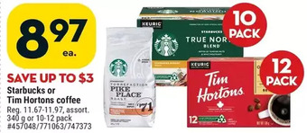 Giant Tiger Starbucks coffee offer