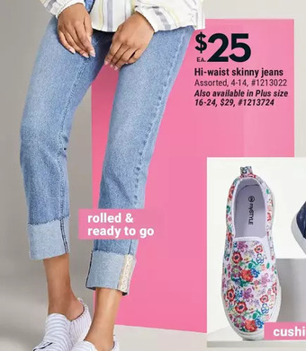 Giant Tiger Hi-waist skinny jeans offer