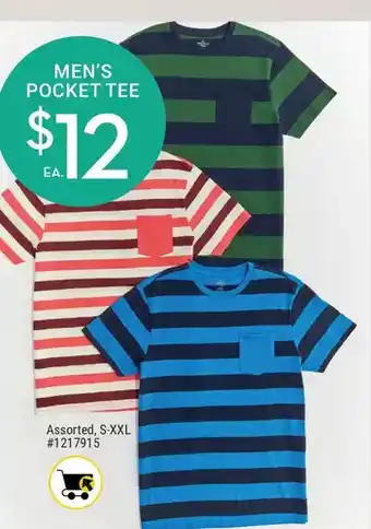 Giant Tiger Men's pocket tee offer