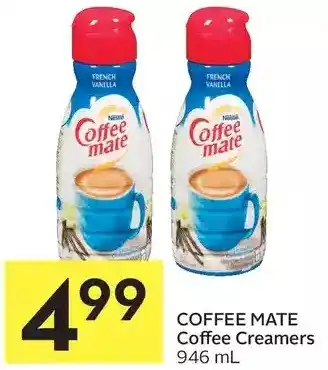 Foodland Coffee mate coffee creamers offer