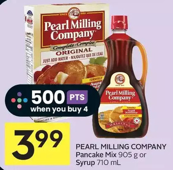 Foodland Pearl milling company pancake mix or syrup offer