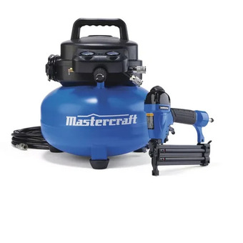 Canadian Tire Mastercraft 6-gallon pancake compressor and 2" brad nailer offer