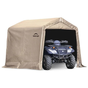 Canadian Tire Shelterlogic sandstone peak shed offer