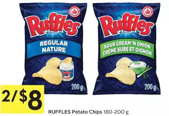 Foodland Ruffles potato chips offer