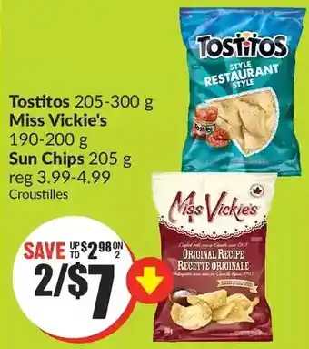 FreshCo Tostitos | miss vickie's | sunchips offer