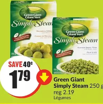 FreshCo Green giant simply steam offer