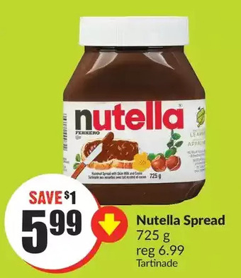 FreshCo Nutella spread offer