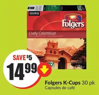 FreshCo Folgers k-cups offer