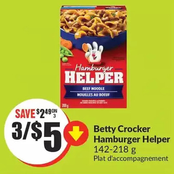 FreshCo Betty crocker hamburger helper offer