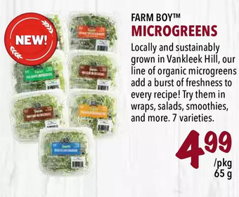 Farm Boy Farm boy microgreens offer