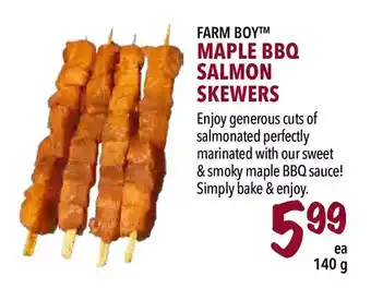 Farm Boy Farm boy maple bbq salmon skewers offer