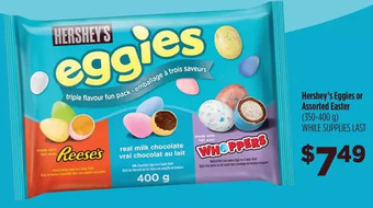 FreshCo Hershey's eggies or easter offer