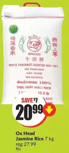 FreshCo Oxhead jasmine rice offer