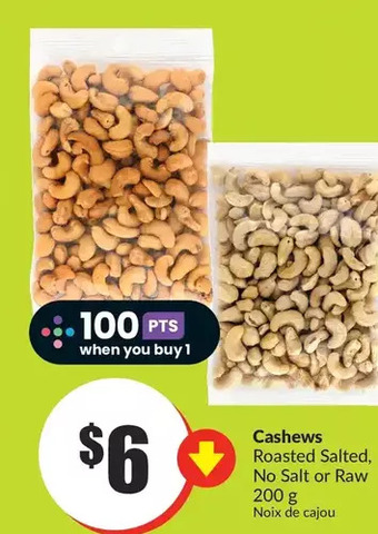 FreshCo Cashews offer