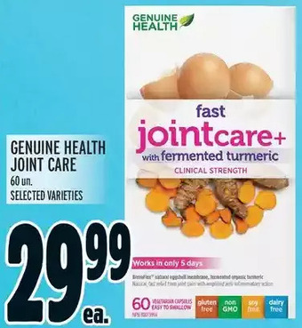 Metro Genuine health joint care offer
