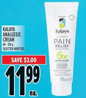 Metro Kalaya analgesic cream offer