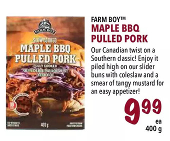 Farm Boy Farm boy maple bbq pulled pork offer
