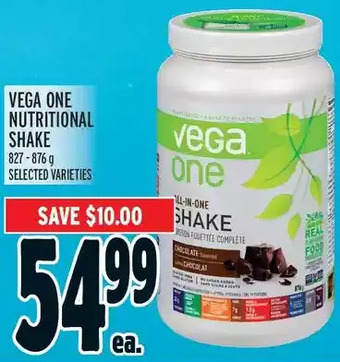 Metro Vega one nutritional shake offer